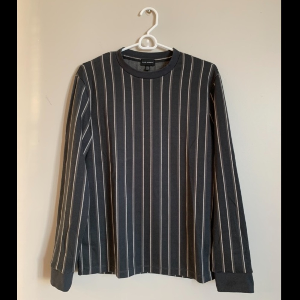 Club Monaco Stripe Sweatshirt